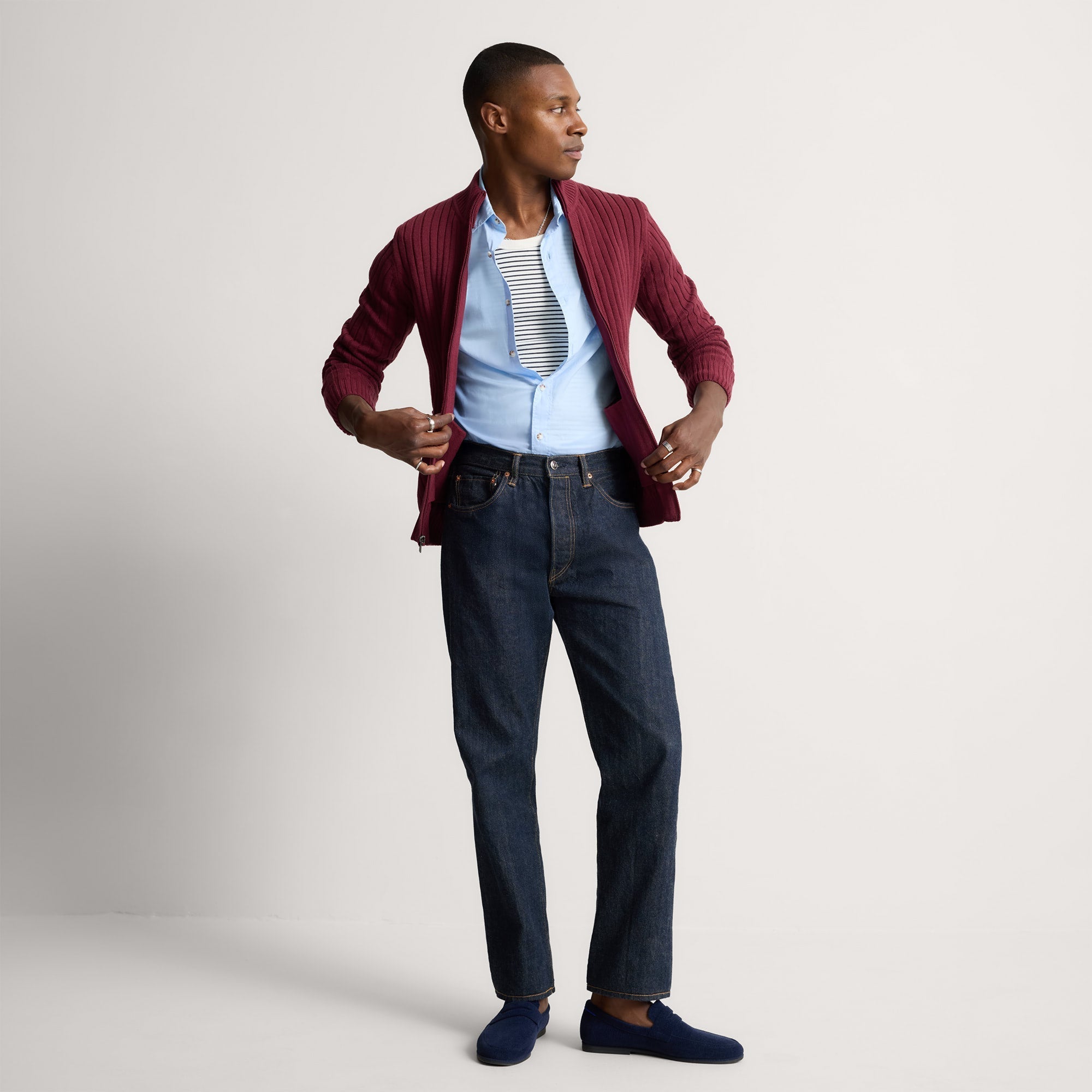 The Ravello Penny Loafer - ReVelvet™ Deep Navy