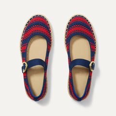 The Espadrille Mary Jane - Cherry Tide