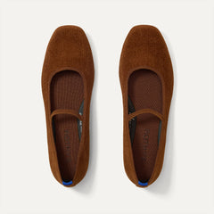 The Max Square Mary Jane - ReVelvet™ Russet