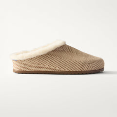 The Après Clog - ReVelvet™ Cream Herringbone