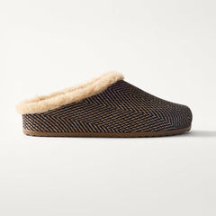 The Après Clog - ReVelvet™ Slate Herringbone