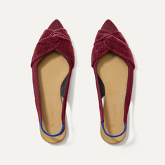 The Twist Point Slingback