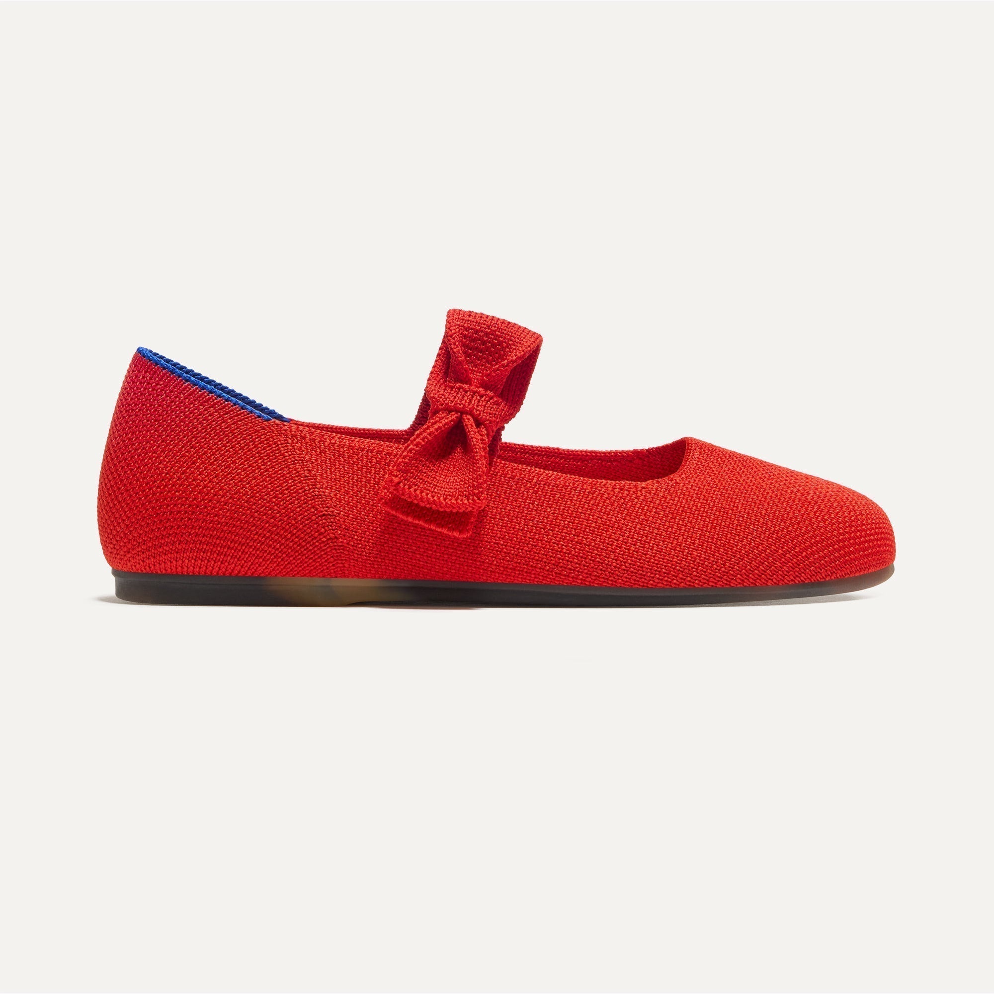 The Kids Tux Bow Mary Jane - Bright Red